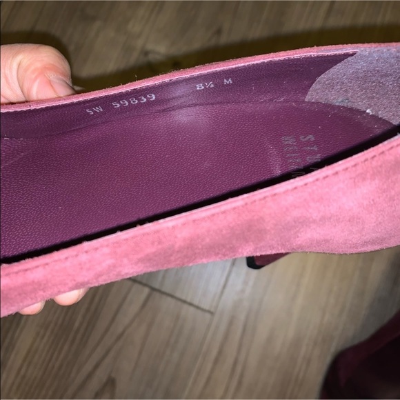NWOB! Stuart Weitzman Burgundy Suede Heels 8.5 - Picture 2 of 8